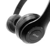Belaidės ausinės MEDIA-TECH EPSILION BT MT3591 Bluetooth 4.2, radijas FM, mikrofonas, juodos