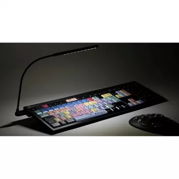 Klaviatūra Logickeyboard Adobe Premiere Pro CC QWERTZ vokiška įvairiaspalvė