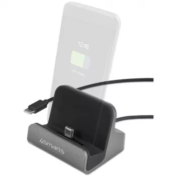 4smarts VoltDock USB-C įkrovimo stotelė 60W Pilka (541426)
