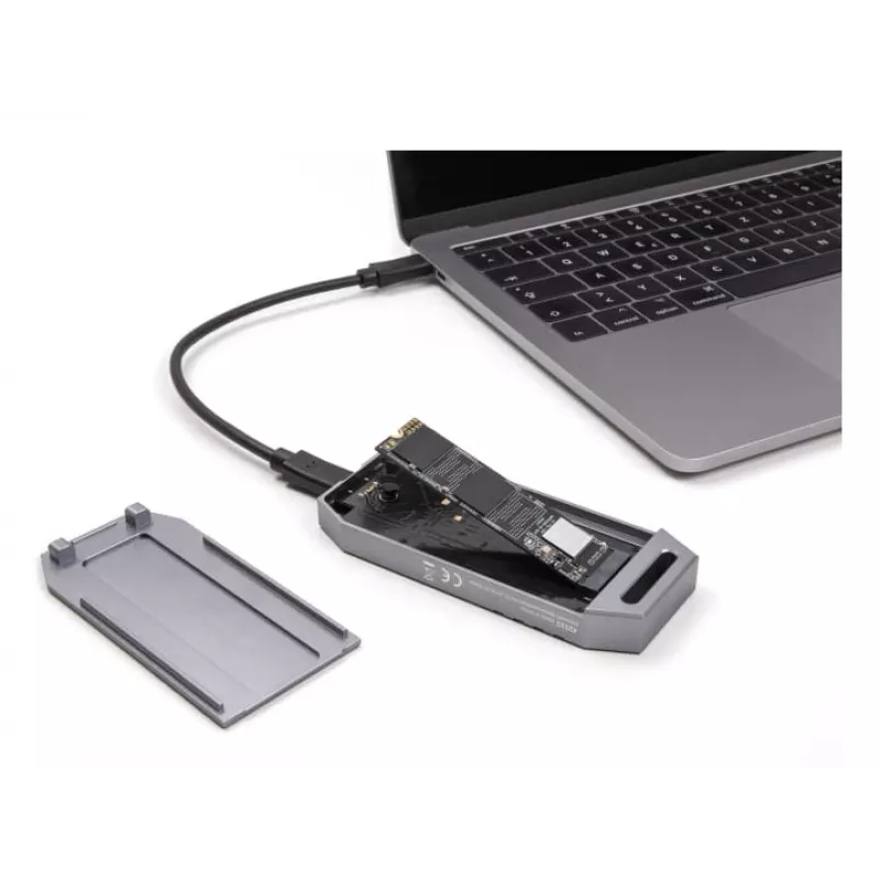 SSD korpusas DeLOCK 42033 pilkas M.2 PCI Express 40 Gbit/s