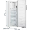 Šaldiklis vertikalus Gorenje FN617EEW5 — 240 L, No Frost, 172 cm, baltas, ekranas, E energijos klasė