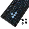 Mechaninė žaidimų klaviatūra White Shark Tachi Black, US išdėstymas, RGB foninis apšvietimas