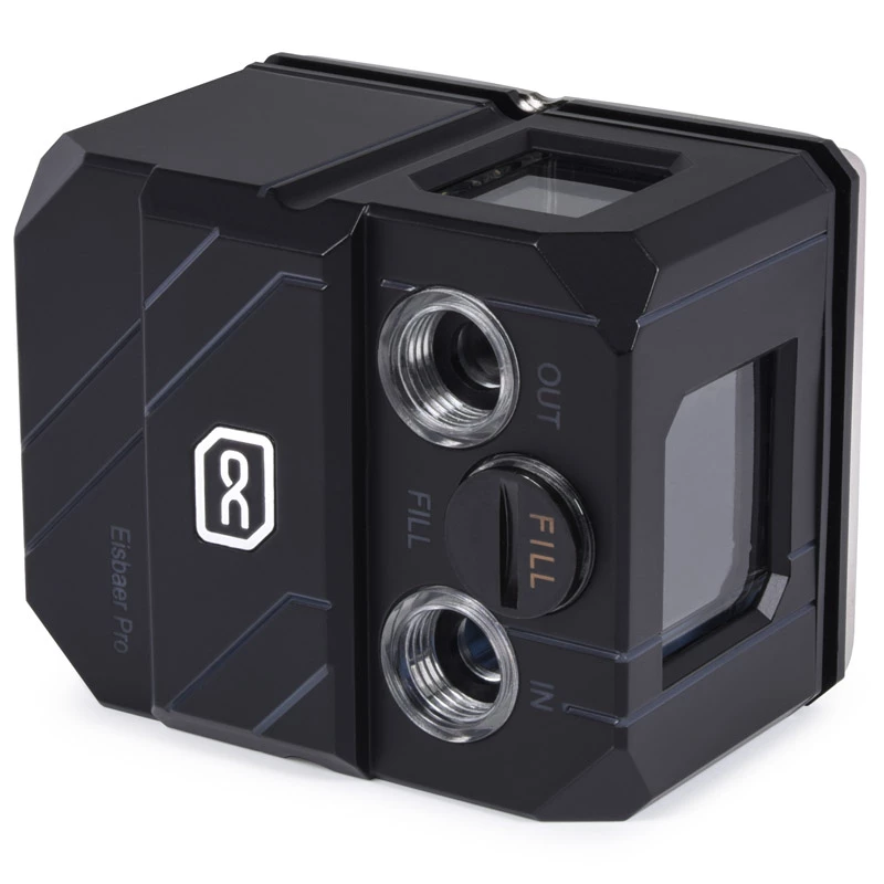 Skysčio aušintuvas Alphacool Eisbaer Pro Aurora Akrilas Varis Nikelis 1/4 colio