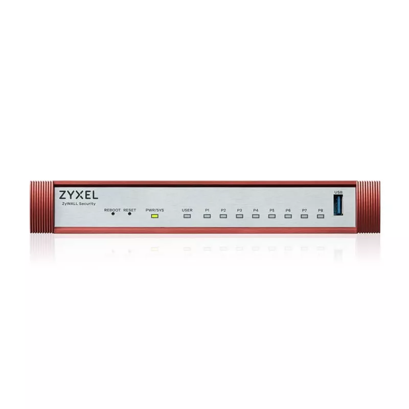 Ugnies siena Zyxel USG Flex 100HP 3 Gbit/s pralaidumas VPN IPSec SSL