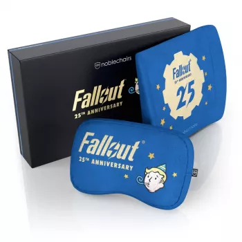Pagalvė kaklui ir juosmeniui noblechairs Fallout 25th Anniversary Edition Mėlyna 2 vnt