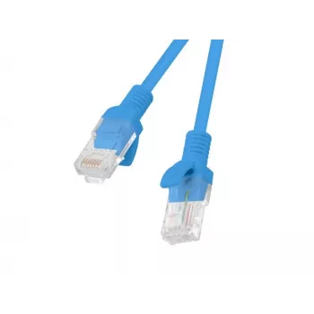 Tinklo jungiamasis kabelis LANBERG PCU5-20CC-0025-B Cat5e RJ-45 0,25 m mėlynas U/UTP CCA