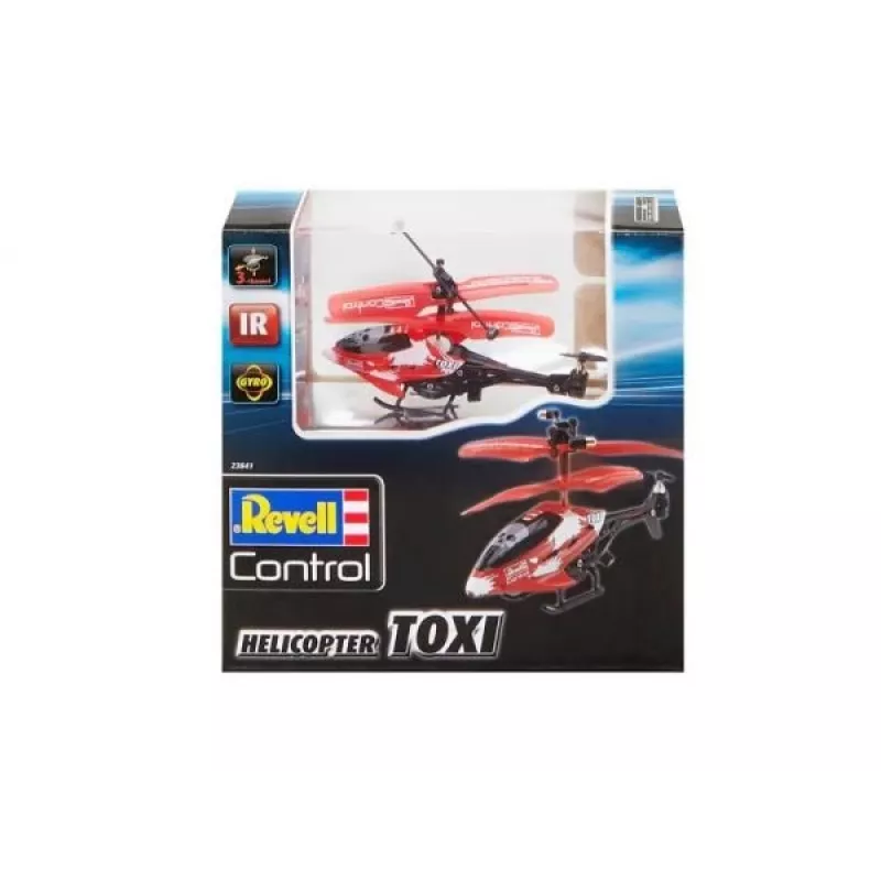 Sraigtasparnis RC Revell TOXI su elektriniu varikliu, LiPo 75 mAh, 15 g, baltas/raudonas/juodas