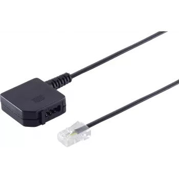 Telefono adapteris ShiverPeaks 71041-1 nuo 8/4 Western (RJ) kištuko iki TAE U movos