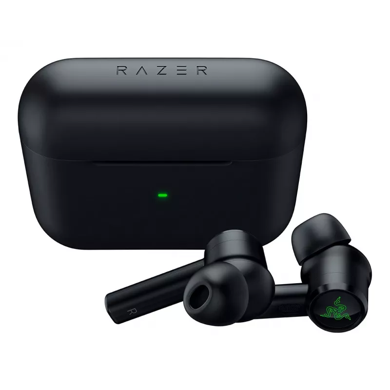 Razer Hammerhead Pro HyperSpeed belaidės ausinės TWS į ausis žaidimams Bluetooth juodos