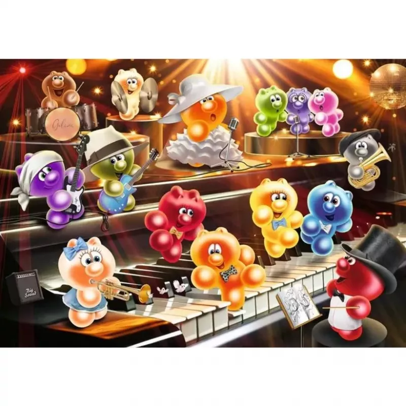 Dėlionė Ravensburger Gelini kuria muziką 1000 detalių