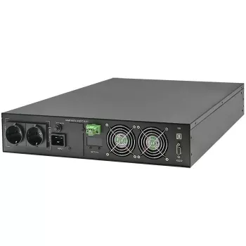 Qoltec nepertraukiamo maitinimo šaltinis UPS RACK 3kVA 3000W dvigubo keitimo on-line LCD EPO USB