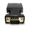 SAVIO CL-145 VGA į HDMI keitiklis su garsu, Full HD, juodas