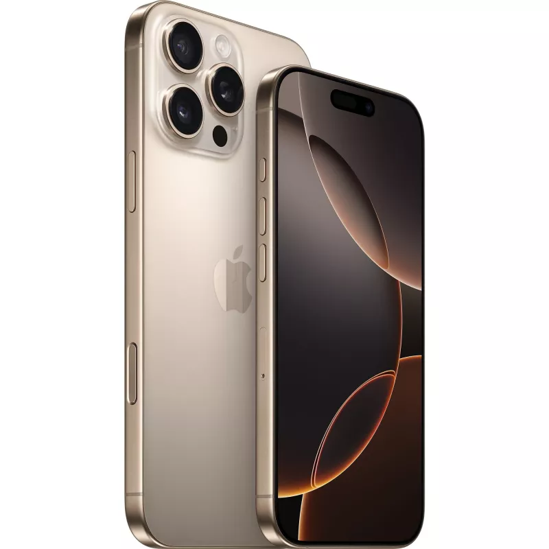 Išmanusis telefonas Apple iPhone 16 Pro Max 6,9 colio 256GB Smėlio spalvos