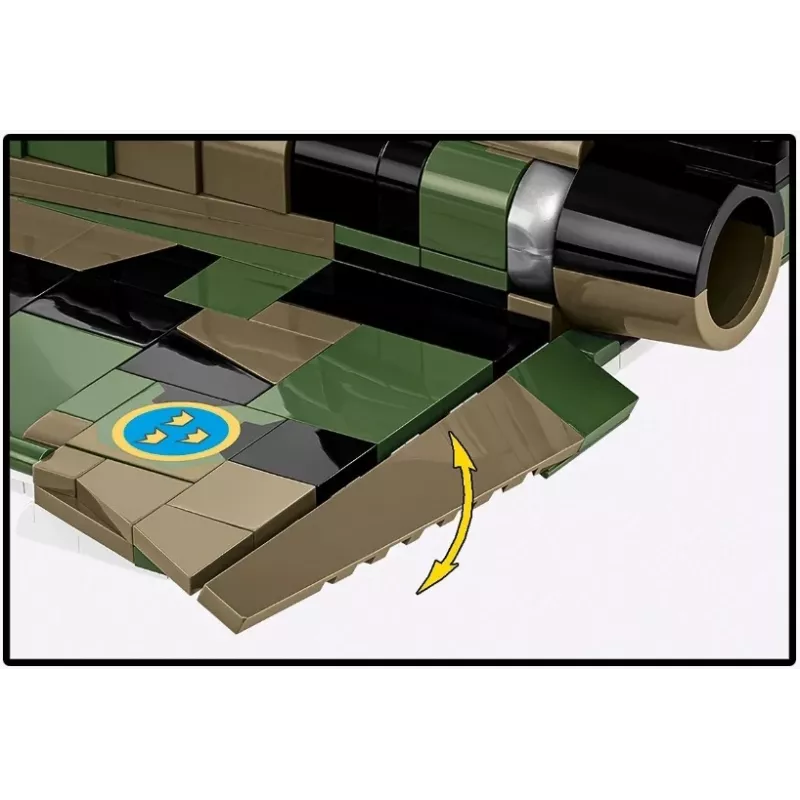 Konstruktorius Cobi Blocks Saab AJS 3 Viggen 911 dalių modelio rinkinys