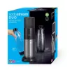 Gazuotas vandens aparatas SodaStream DUO juodas su nerūdijančio plieno akcentais