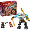 LEGO NINJAGO rinkinys 71827 Zane'o kovinis mechas, 92 detalės, 2 minifigūrėlės, aukštis 100 mm, nuo 6 metų