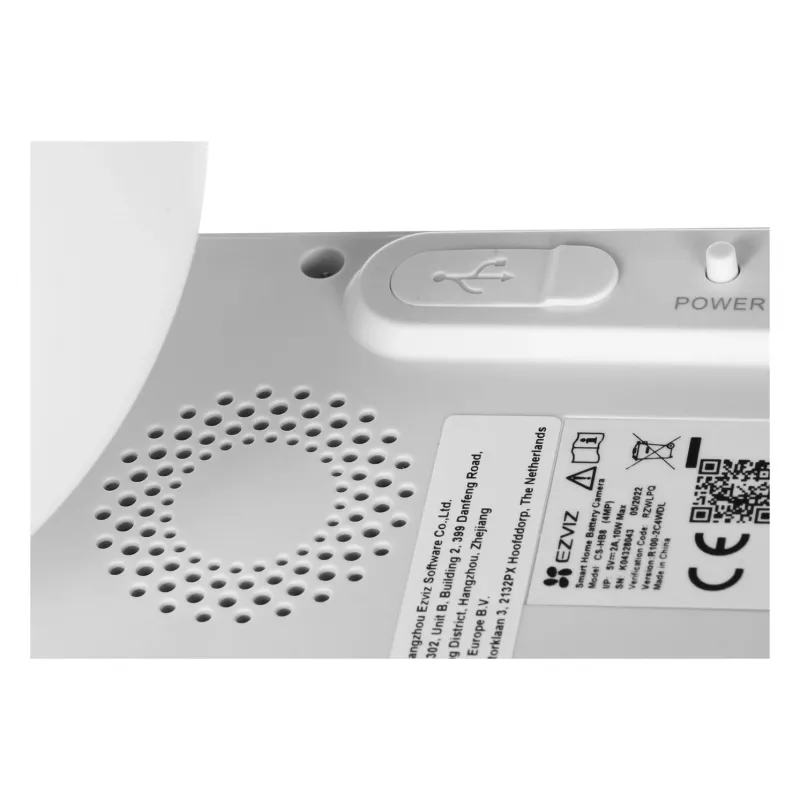 IP stebėjimo kamera EZVIZ HB8 4MP (2560×1440), lauko, PTZ, Wi‑Fi, baterija/DC, su saulės panele