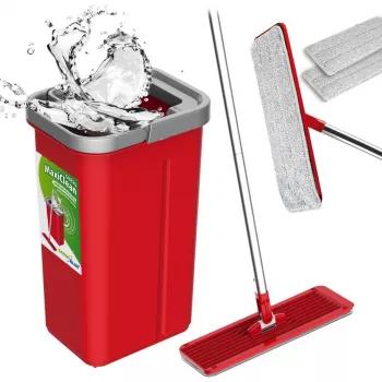 Grindų valymo rinkinys GB870 MaxiClean su 2 viename kibiru 5,7 l ir 360° besisukančia galvute