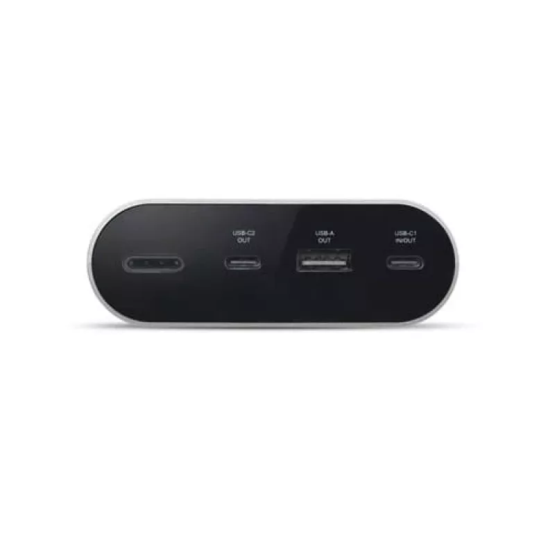 Nešiojamas įkroviklis Dell APB081GL 24000 mAh, 1x USB-A + 2x USB-C, 2 A išėjimas, pilka, 0,69 kg