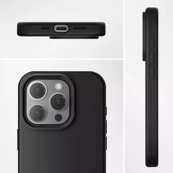 Korpusas 4smarts 540582 „iPhone 15 Plus“ 6,7 colio, silikoninis, juodas