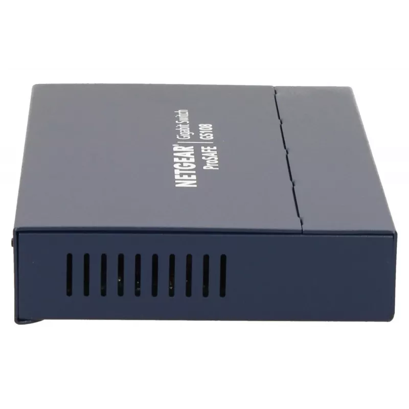 Nevaldomas jungiklis NETGEAR GS108GE, 8 prievadai, Gigabit Ethernet, 16 Gbit/s