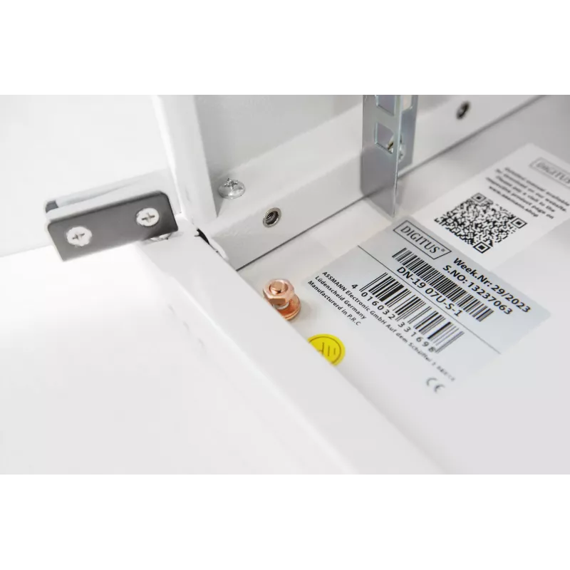 DIGITUS Compact Series DN-19 12-U-S-1 - Sieninis tinklo spintas - šviesiai pilkas, RAL 7035 - 12U - 48,3 cm (19 inch) (DN-19 12-U-S-1)