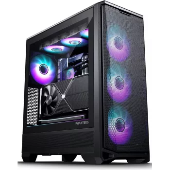 PHANTEKS Eclipse G400A Midi-Tower, grūdintas stiklas, D-RGB, juoda