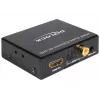 HDMI garso išskyriklis 4K, juodas