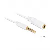 Audio ilginimo laidas DeLOCK 3,5 mm 1 m