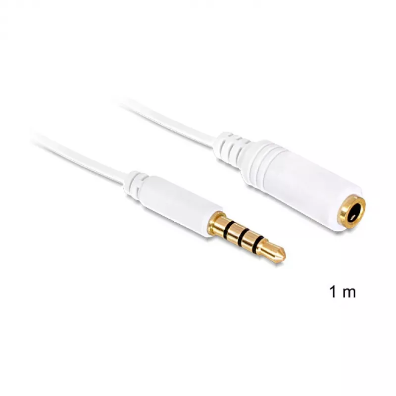 Audio ilginimo laidas DeLOCK 3,5 mm 1 m