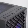 PC korpusas TACENS Mars Gaming MC-VORTEX Mini Tower Mini-ITX/Micro-ATX grūdintas stiklas juodas, 3x120 mm, 27,3 cm GPU, 162 mm aušintuvas