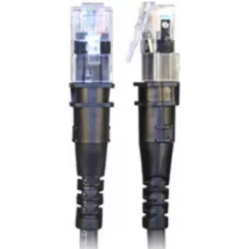 PatchSee ThinPATCH jungiamasis kabelis RJ-45 (M) į RJ-45 (M) 2,7 m 4,9 mm FTP CAT 6a IEEE 802.3at ekranuotas be halogenų juodas (TP-6A-F/9)