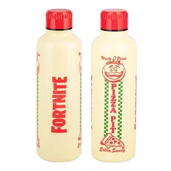 Sportinis vandens butelis Paladone Fortnite Metal PP14736FO 500 ml, metalinis apdaila, užsukamas dangtelis