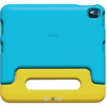 Nokia Tab T10 dėklas vaikams geltonas cian EU (NT10-KIDSCOVER-CYN)