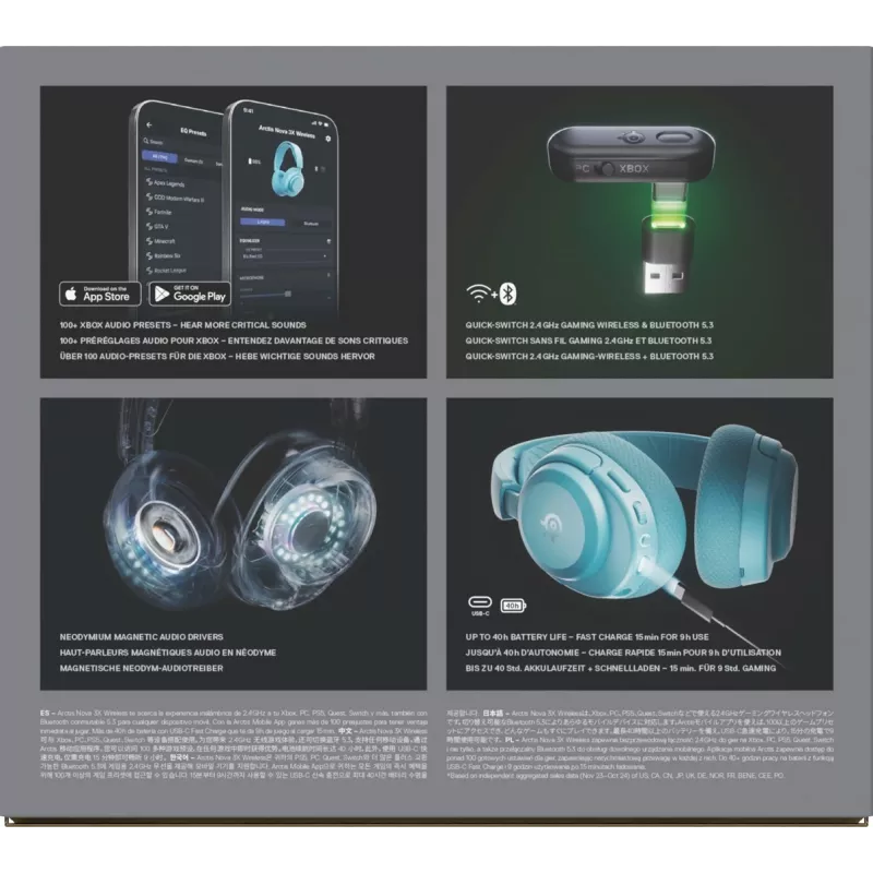 Ausinės Steelseries Arctis Nova 3X