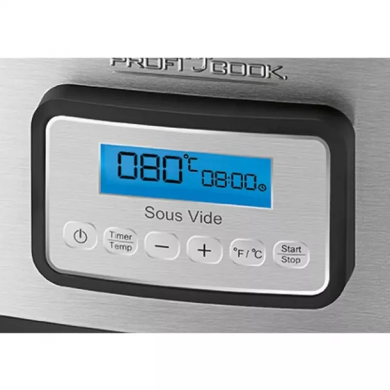 ProfiCook PC-SV 1112 8 L 520 W Juoda, Nerūdijantis plienas