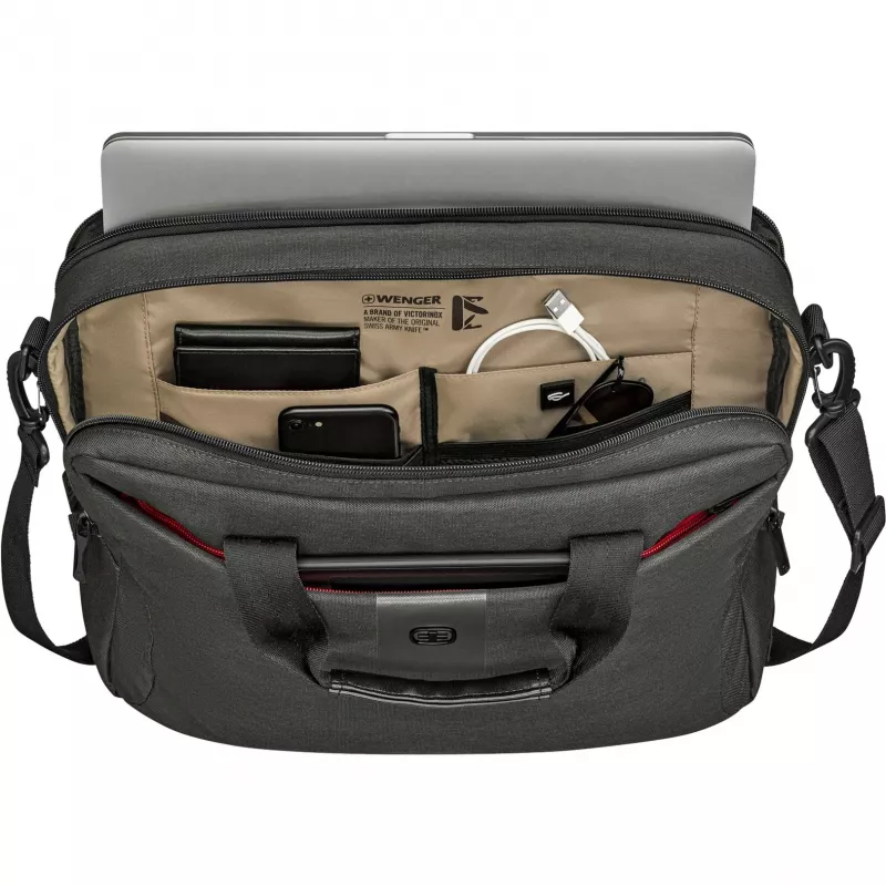 Portfelis Wenger SwissGear MX Eco Brief 40,6 cm 16 colių Pilka