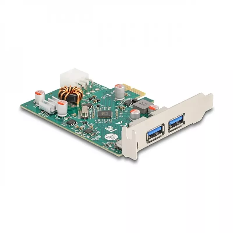 DeLOCK PCI Express x1 kortelė USB Type-C PD 30W 2x USB Type-A 5Gbps