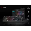 Savio Phenix SAVGK-RED belaidė mechaninė klaviatūra (82 klavišai, 75 %, Gateron Pro, RGB, RF 2,4 GHz / Bluetooth / USB)