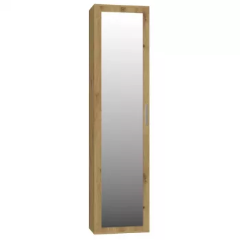 Spinta Top e Shop DUO SZAFKA ARTISAN – ąžuolinis rėmas, 2 lentynos, 1 durys, 500×350×1800 mm