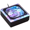 Alphacool 11992 vandens blokas – Acetalas – Akrilas – Aliuminis – Žalvaris – Varis – Nikelis – Nerūdijantis plienas – Juodas – Skaidrus – 1/4 colio – 60 °C – 0,8 baro