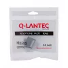 Keystone modulis A-LAN MKB-U6-1 — RJ45 U/UTP Cat6, 22/26 AWG, juodai baltas ABS korpusas