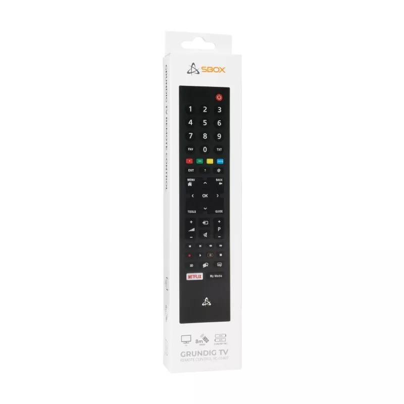 SBOX nuotolinio valdymo pultas RC-01407 – atsarginis pultas, skirtas Grundig televizoriams