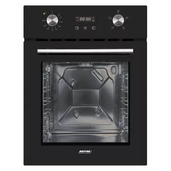 Įmontuojama elektrinė orkaitė MPM MPM-45-BO-23C, 50 L, 220–240 V, 2000 W, liečiamas ir sukamas valdymas, juoda