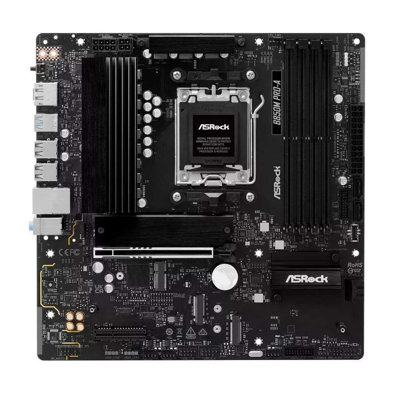 ASRock B850M Pro-A AM5 Micro-ATX pagrindinė plokštė