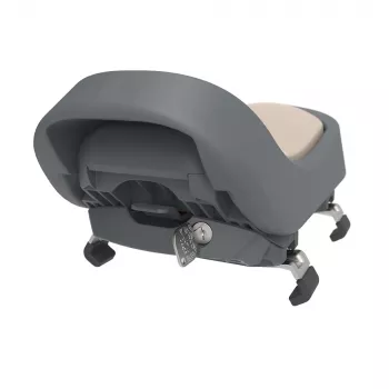 Vaikiška bagažinės tipo sėdynė Urban Iki URBAN IKI Junior boot seat JUODA/RUDA su raktiniu užraktu