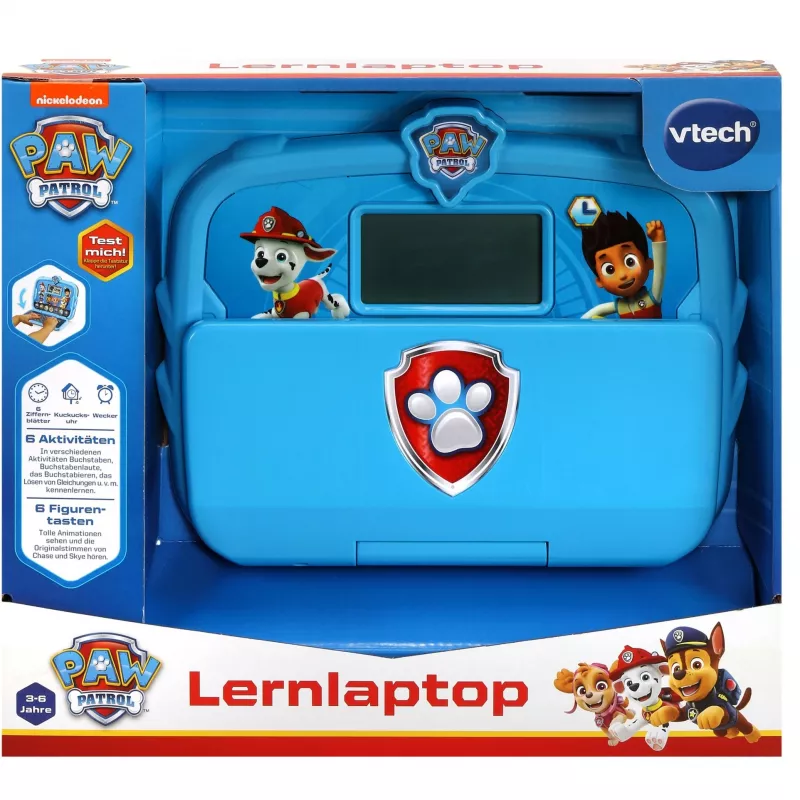 PAW Patrol mokomasis nešiojamas kompiuteris, mėlynas