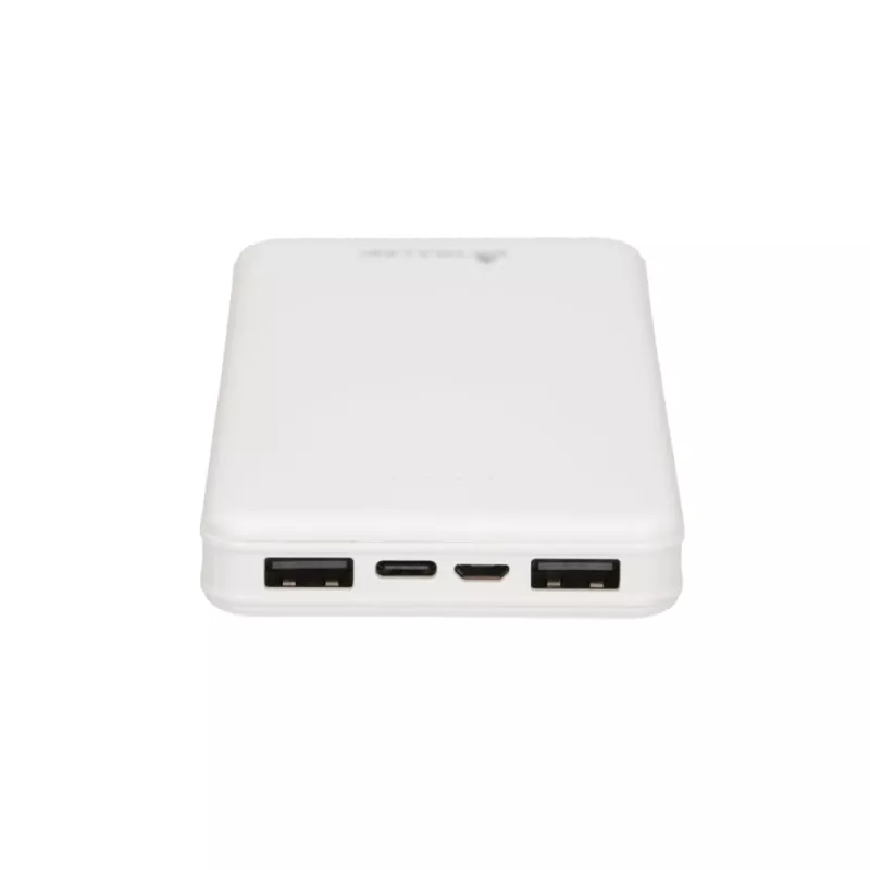 Power bank Extralink EPB-078W 10000 mAh baltas, USB-C, 10 W išėjimas, įkrauna iki 2 įrenginių