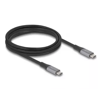 USB laidas DeLOCK 81192 USB4 Gen 2x2 2m USB C juodas pilkas