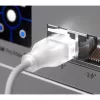 Ubiquiti UACC-Cable-Patch-EL-0.15M-W tinklo laidas Cat6, peršviečiamas baltas